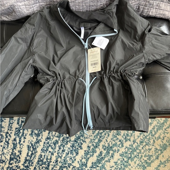 Dark Grey Windbreaker Jacket - Picture 2 of 4